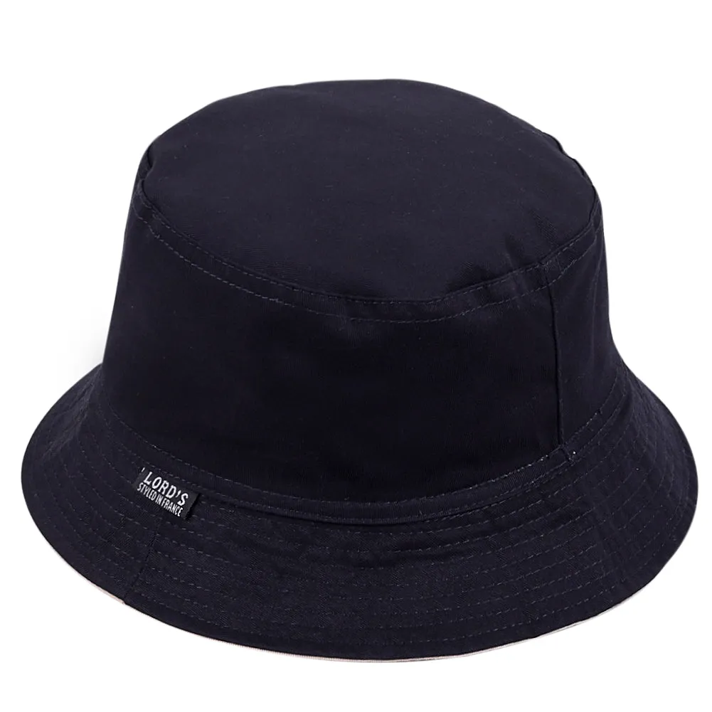 100% Cotton Bucket Hat Reversible Soild Color