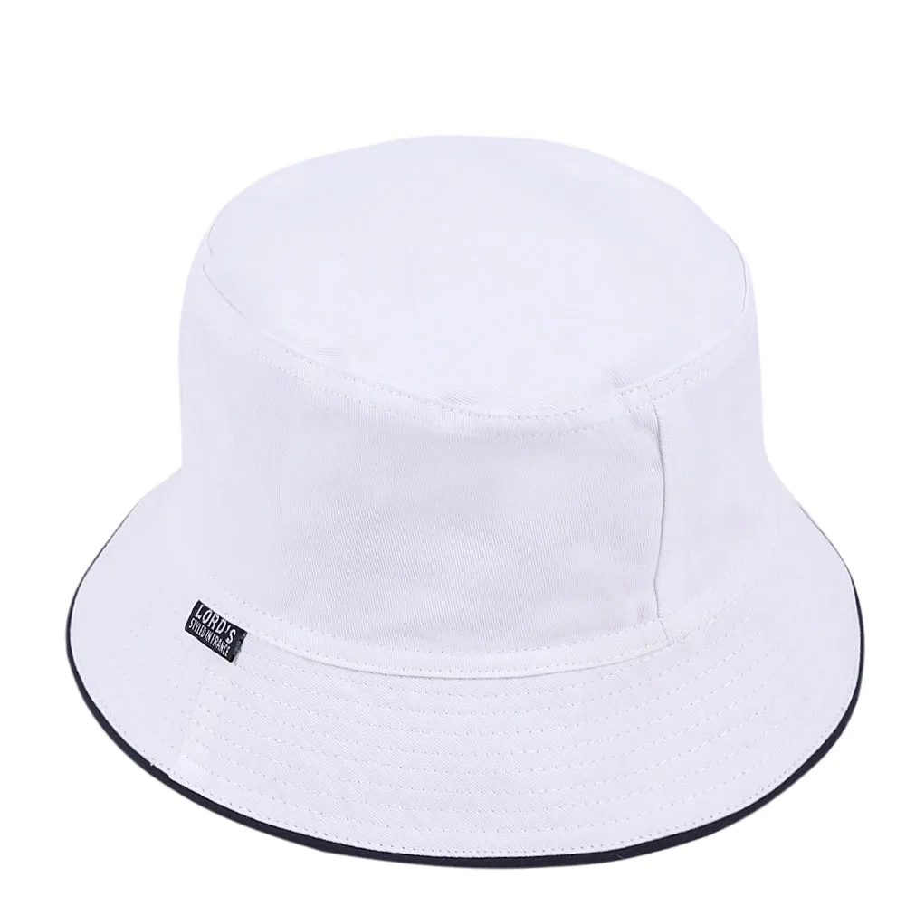 100% Cotton Bucket Hat Reversible Soild Color