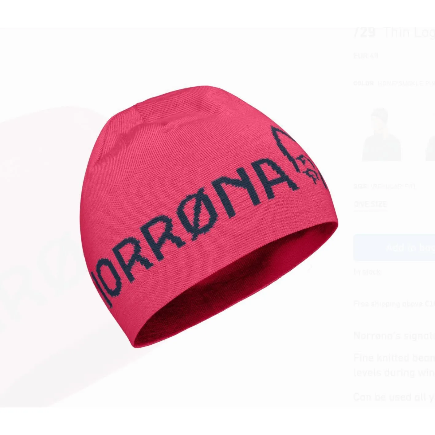 /29  Thin Logo Beanie