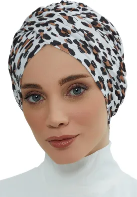 Aisha's Design Instant Turban Plain Cotton Scarf Head Wrap Lightweight Hat Bonnet Cap for Women
