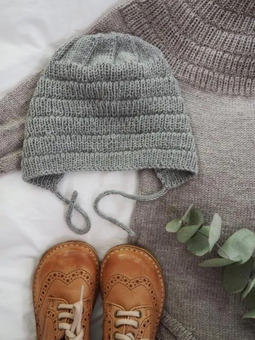 Anker's bonnet for baby by PetiteKnit, No 2 knitting kit