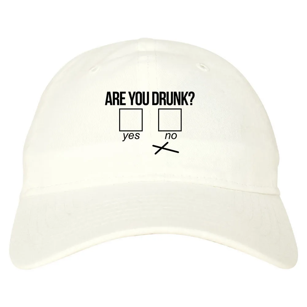 Are You Drunk Funny Beer Drinking Party Mens Dad Hat
