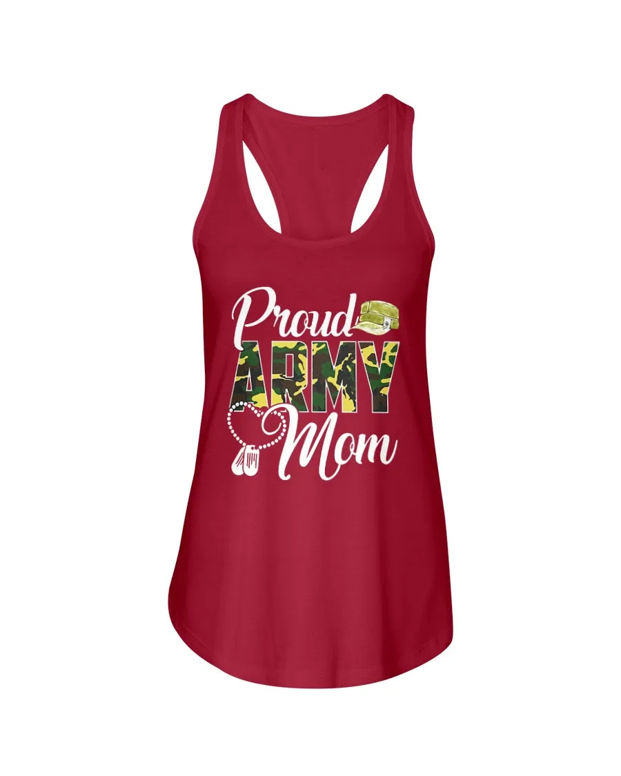 Army Mom Camo Hat T-shirts
