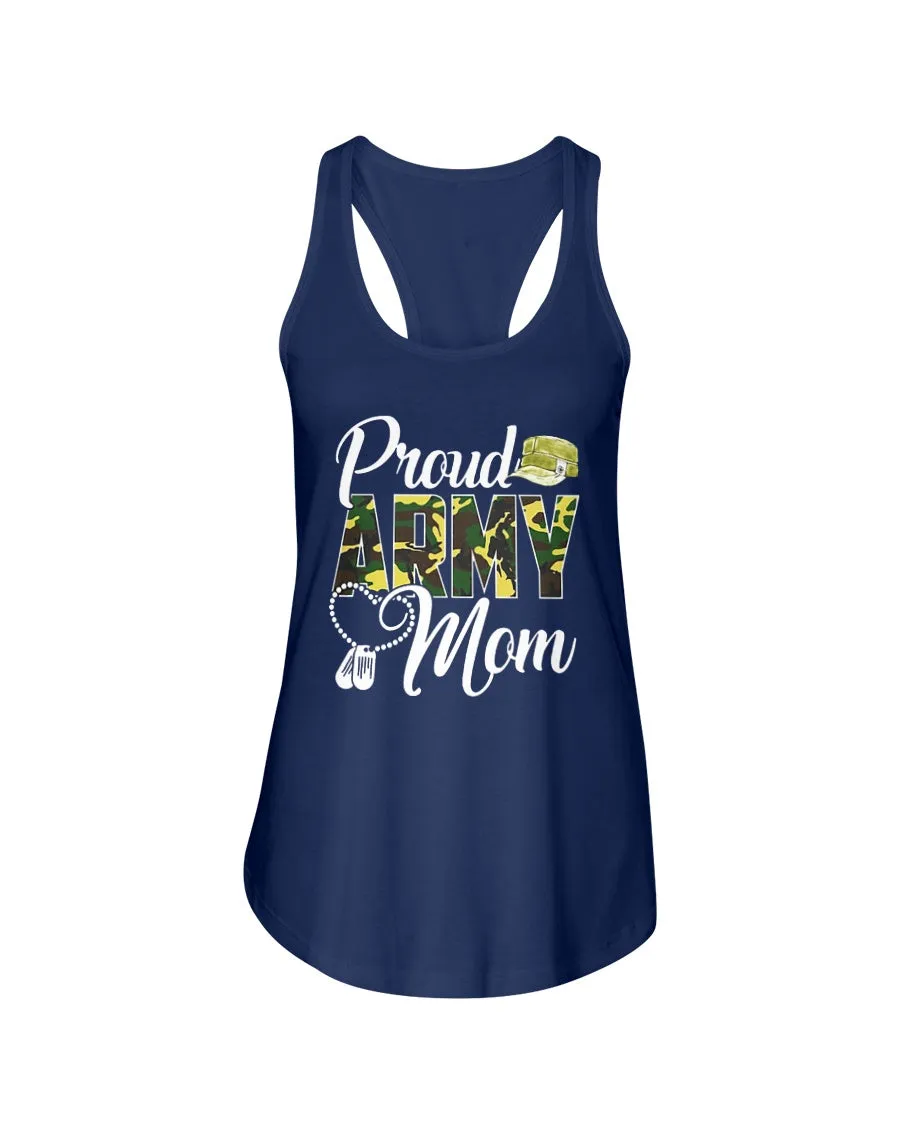 Army Mom Camo Hat T-shirts