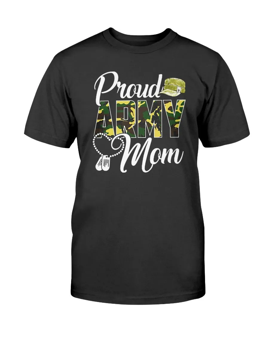 Army Mom Camo Hat T-shirts