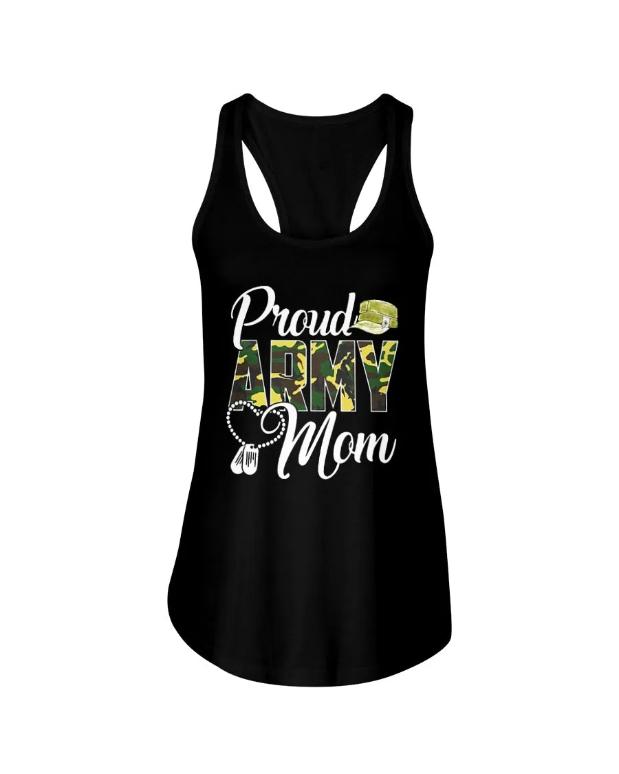 Army Mom Camo Hat T-shirts