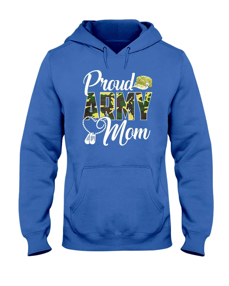Army Mom Camo Hat T-shirts
