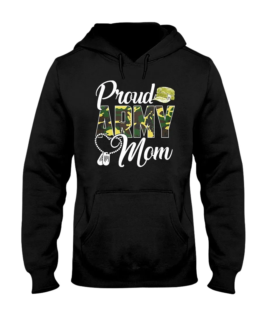 Army Mom Camo Hat T-shirts