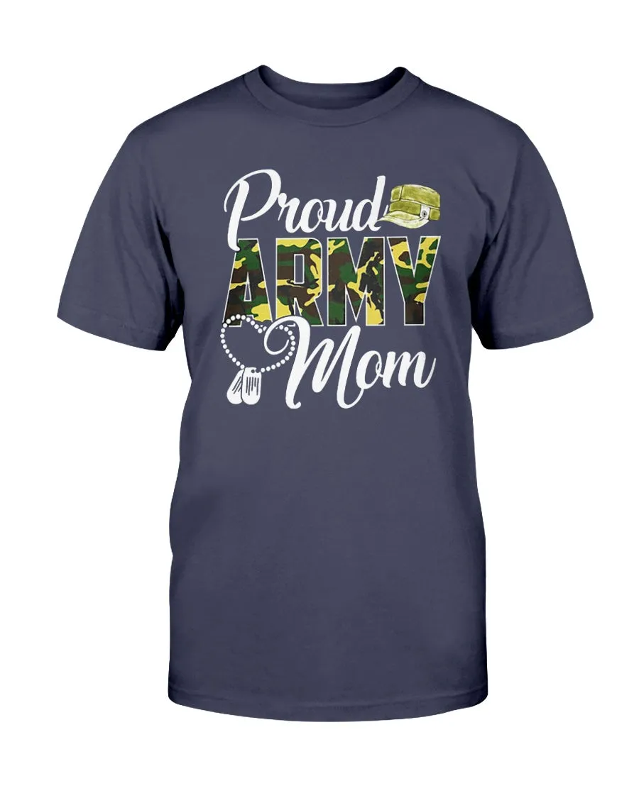 Army Mom Camo Hat T-shirts