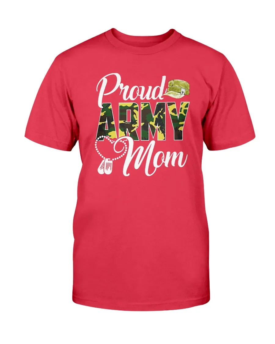 Army Mom Camo Hat T-shirts