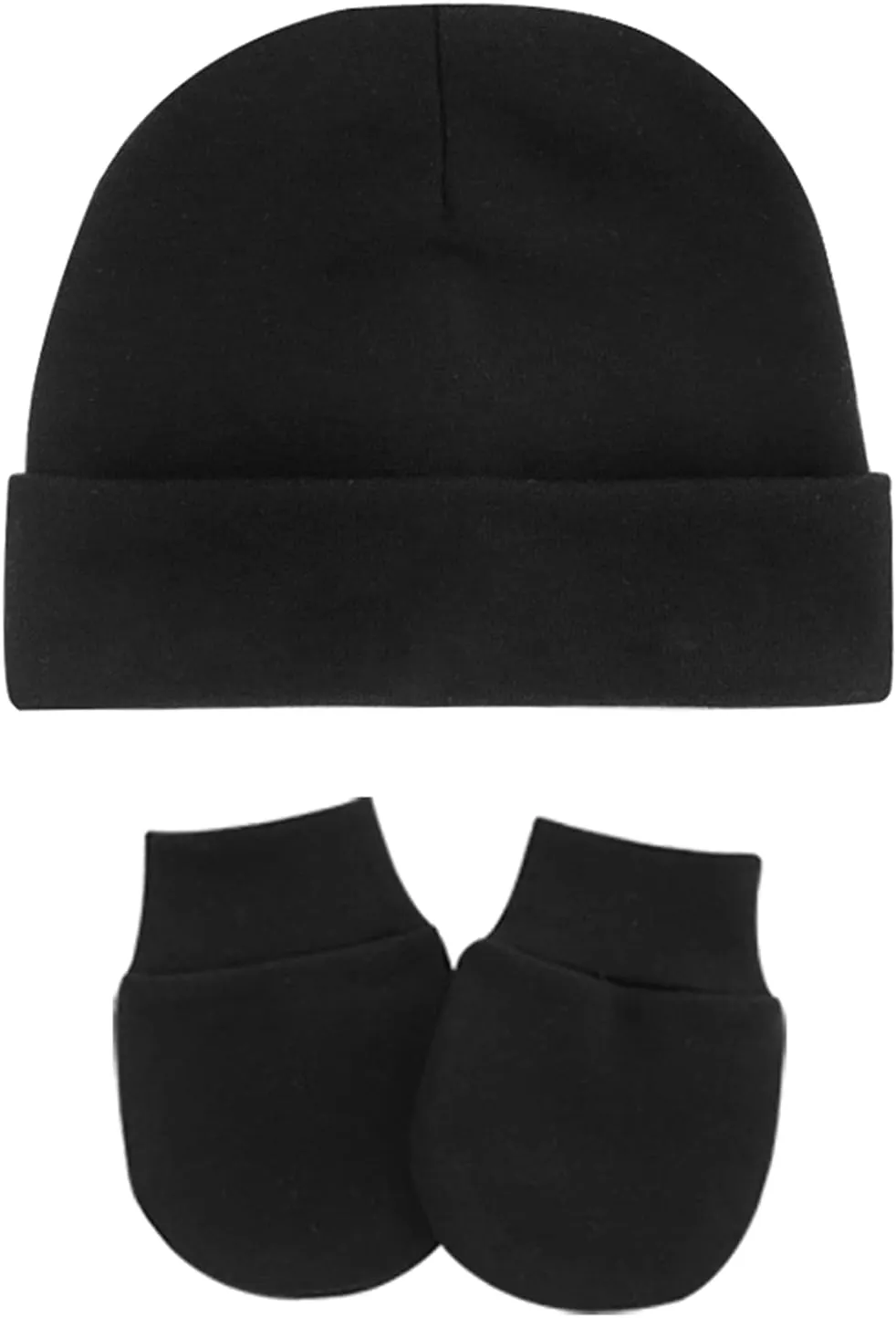 Baby Hats and Mittens Set Newborn Essentials Beanie Infant Cap for Baby Boys Girls