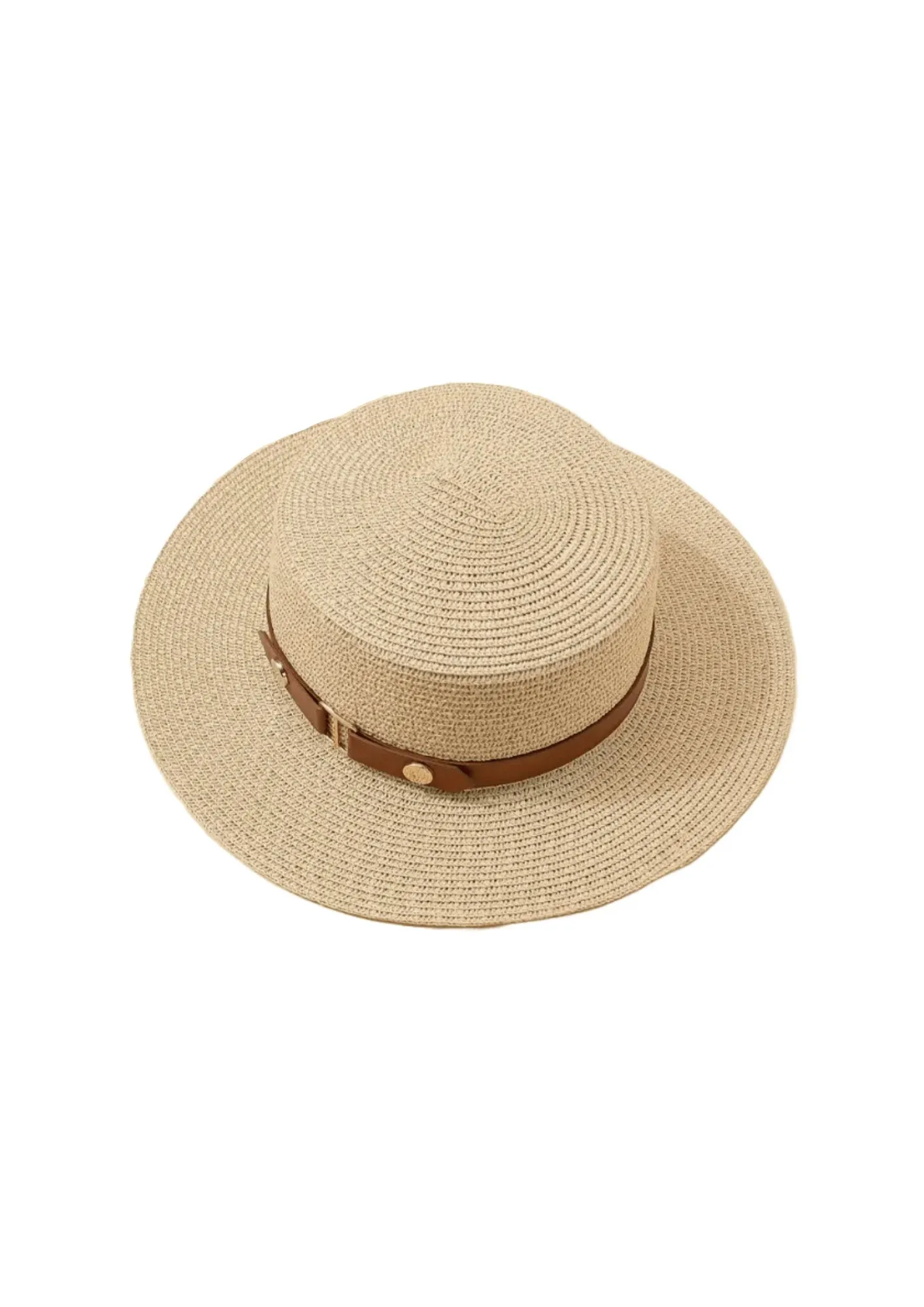 BEIGE STRAW HAT