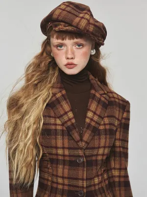 Beret Woolen Newsboy Versatile Cap