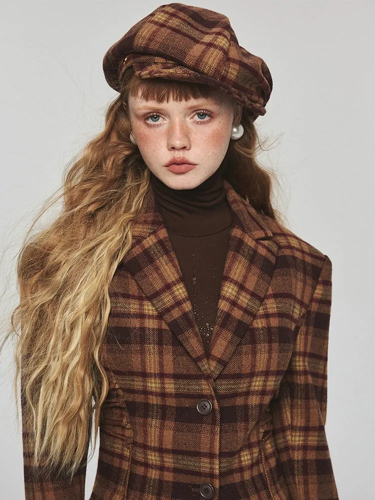 Beret Woolen Newsboy Versatile Cap