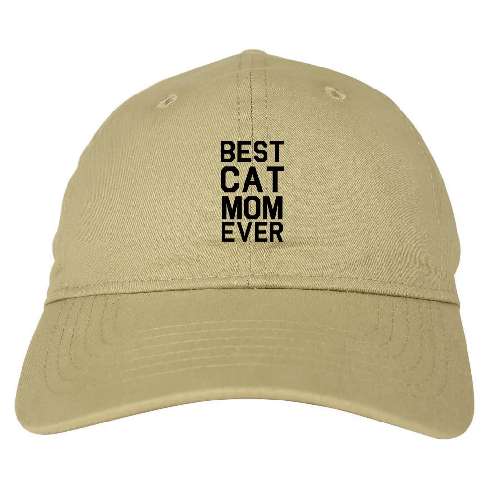 Best Cat Mom Ever Mens Dad Hat Baseball Cap