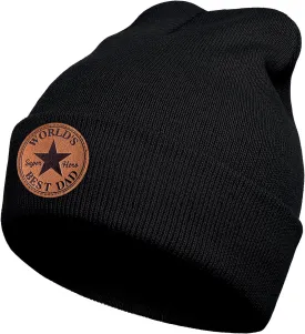 Best Dad Beanie, Christmas Birthday Gift Warm Funny Knit Hat
