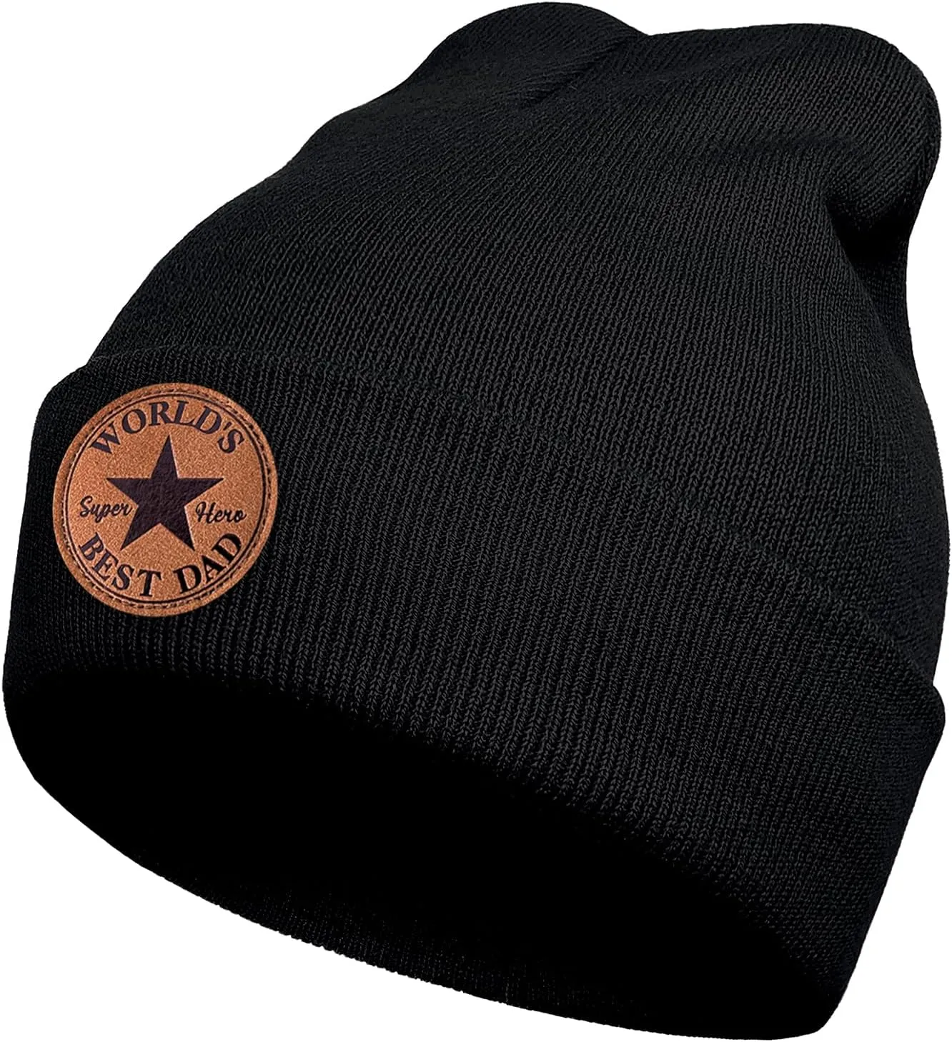Best Dad Beanie, Christmas Birthday Gift Warm Funny Knit Hat