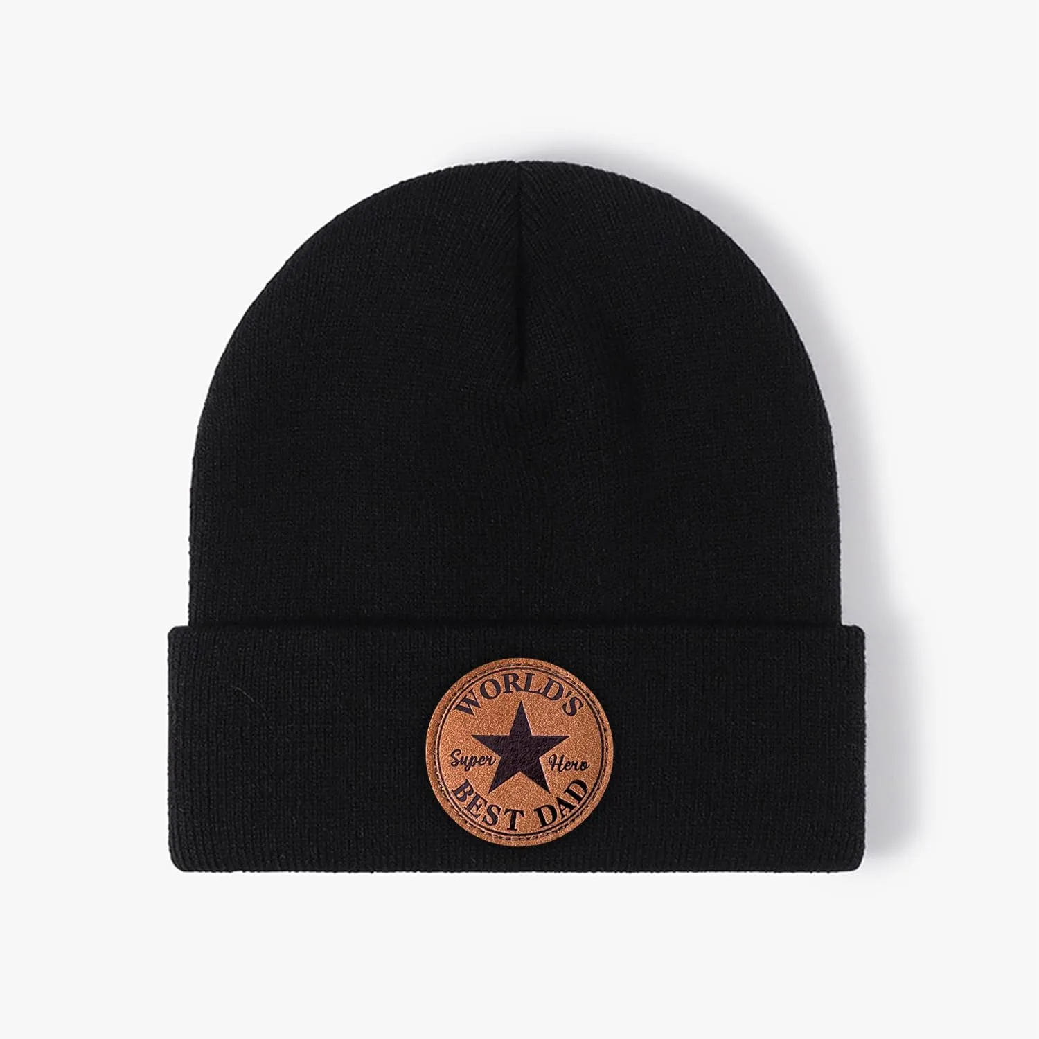 Best Dad Beanie, Christmas Birthday Gift Warm Funny Knit Hat