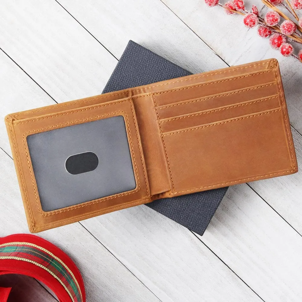 Best Dad Ever - Graphic Leather Wallet