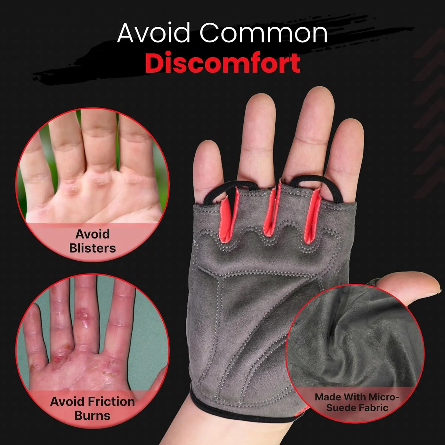 Bike Gloves for Men Cycling Biking Gloves Women - Padded Shock Absorbing Bicycle Riding, Anti-Slip Breahtable Half-Finger 's for Mountain Biker Ebike