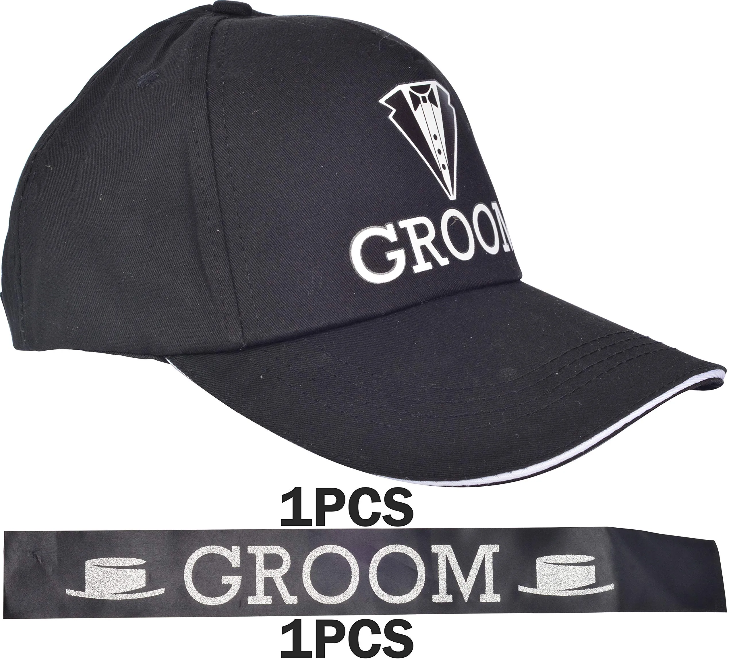 Black Groom Bachelor Party Baseball Cap l Groom Bachelors Wedding Party Decorations