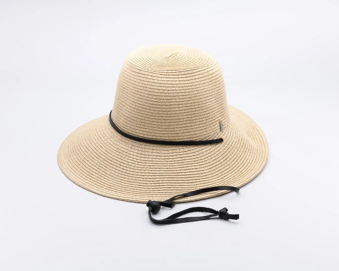 CELEBRATE YOUR Shadow, Paper Ribbon and Polyester Stowable (crushable) Travel Hat - UPF 50 , ONLY NATURAL