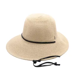 CELEBRATE YOUR Shadow, Paper Ribbon and Polyester Stowable (crushable) Travel Hat - UPF 50 , ONLY NATURAL