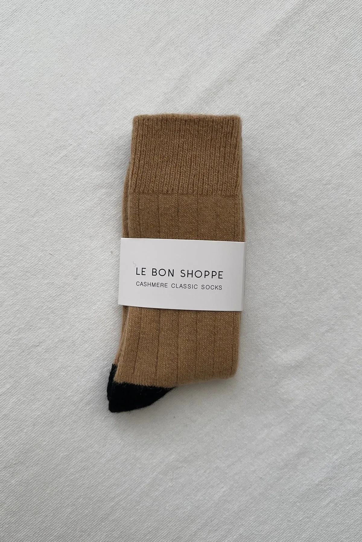 CLASSIC CASHMERE SOCKS CAMEL