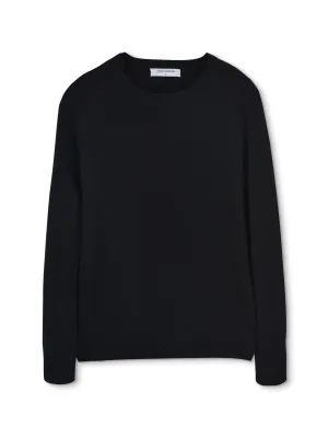 Classic Crew Neck Sweater_Black