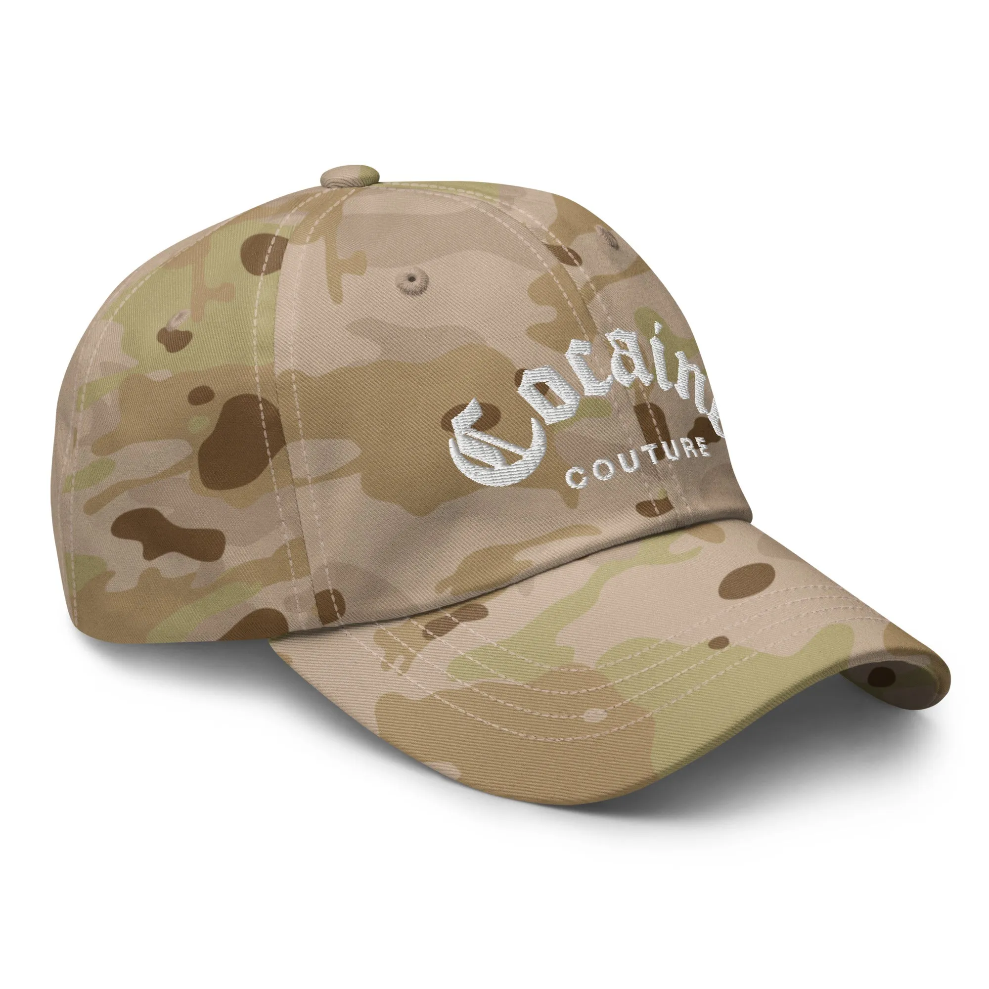 COCAINE COUTURE MULTICAM DAD HAT