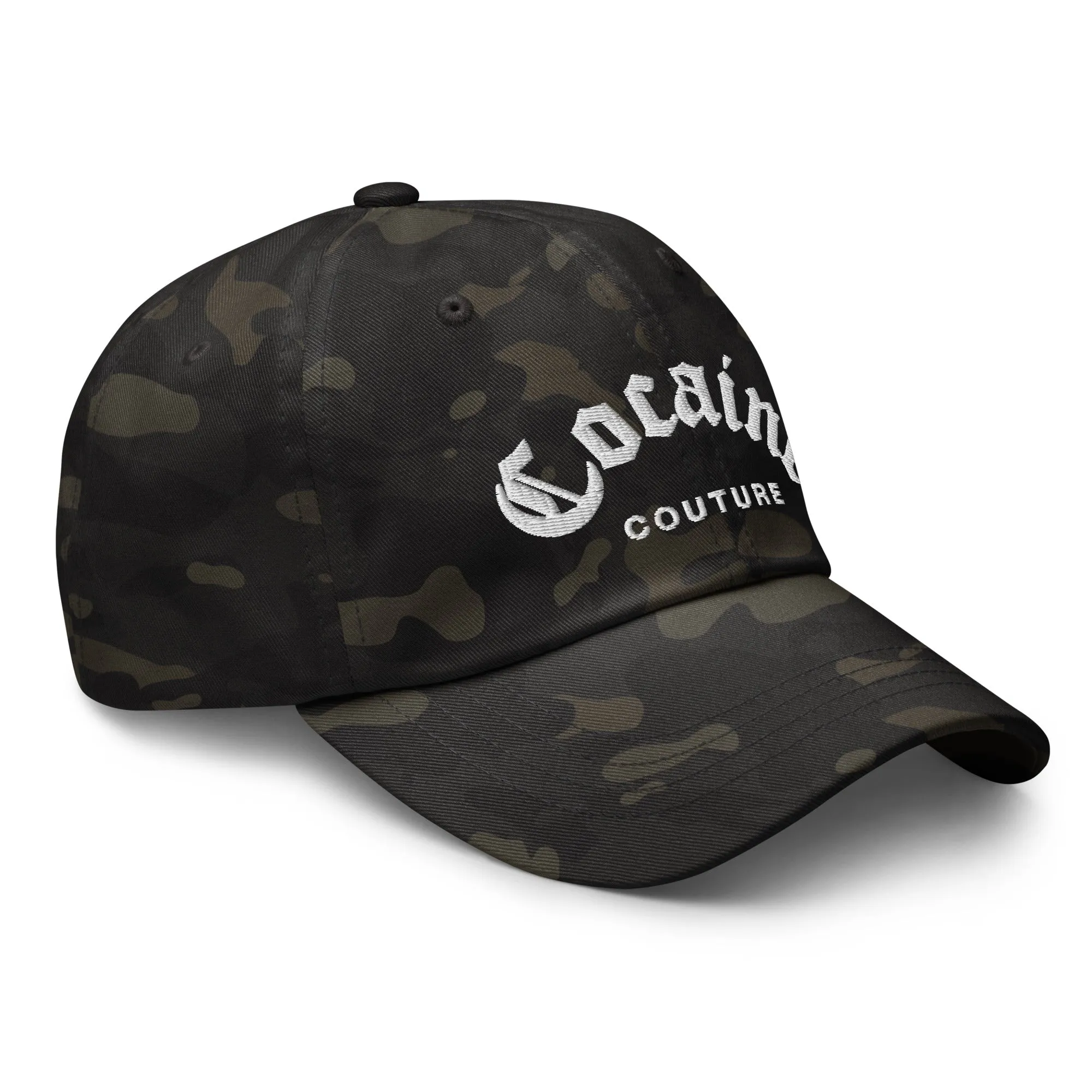 COCAINE COUTURE MULTICAM DAD HAT