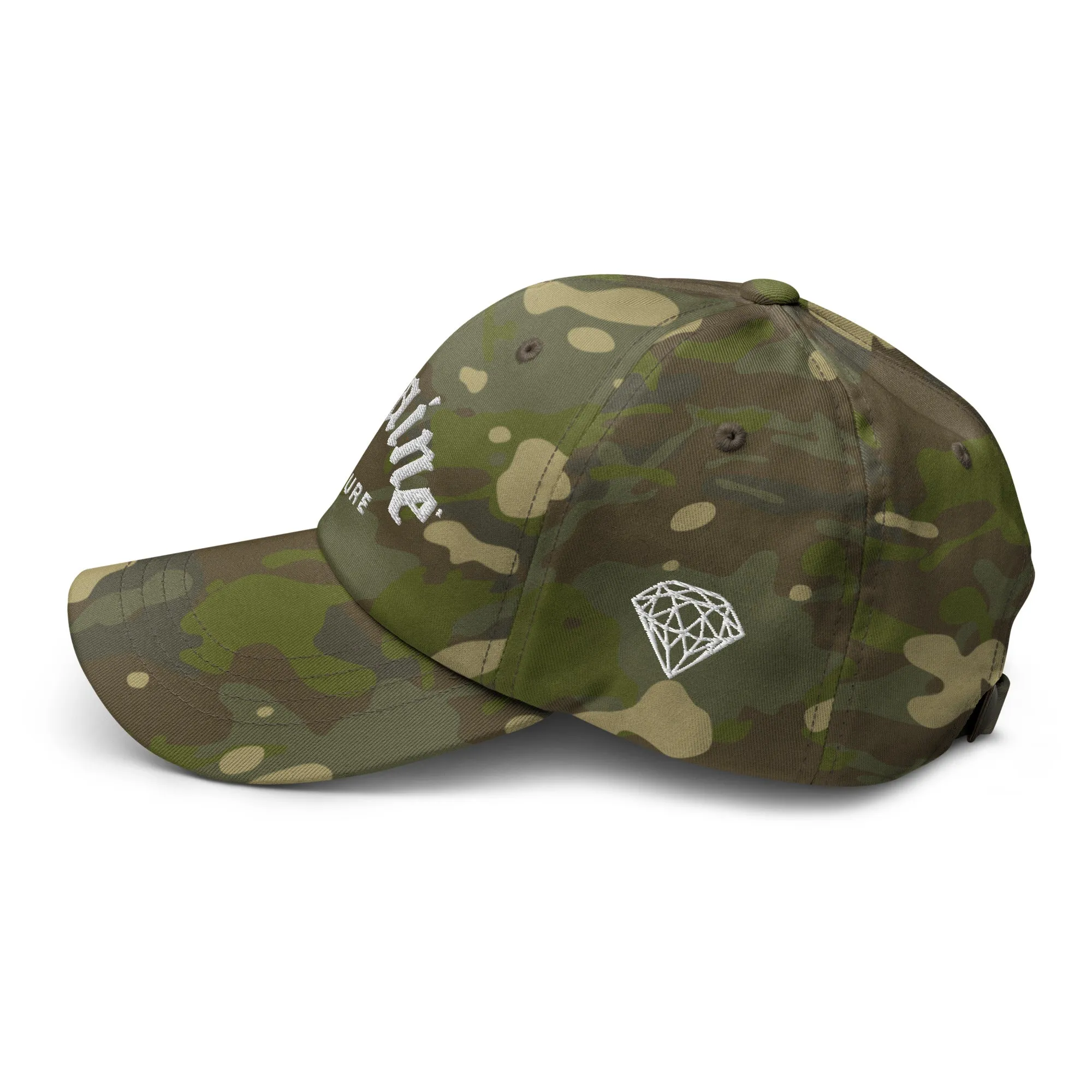 COCAINE COUTURE MULTICAM DAD HAT
