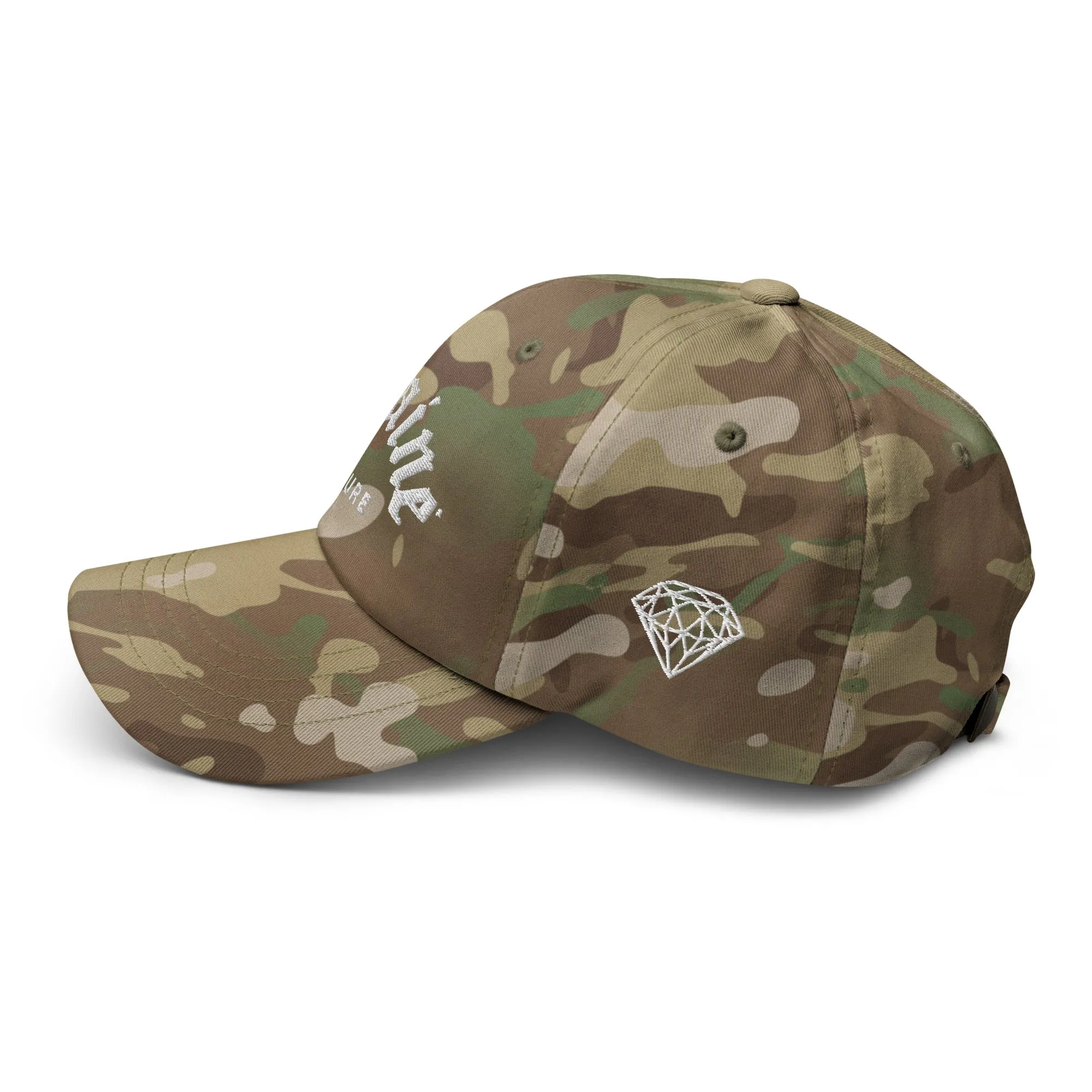 COCAINE COUTURE MULTICAM DAD HAT