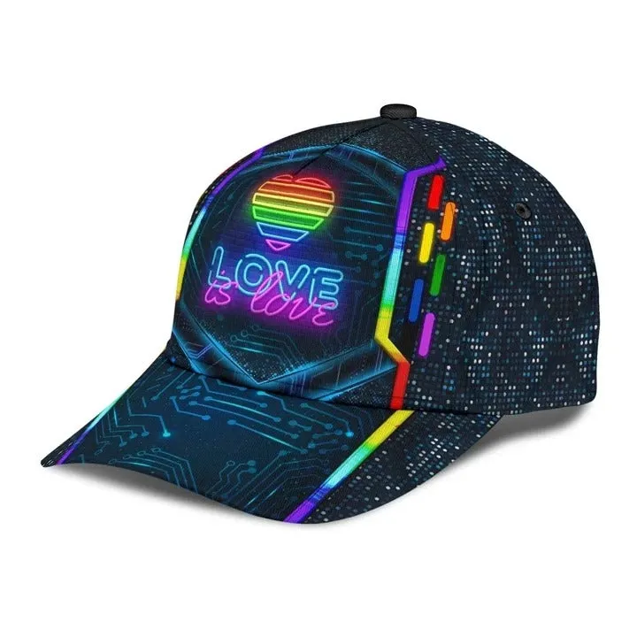 Cool Jean Texture Pride Lgbt 3D Printing Baseball Cap Hat, Gay Pride Baseball Cap