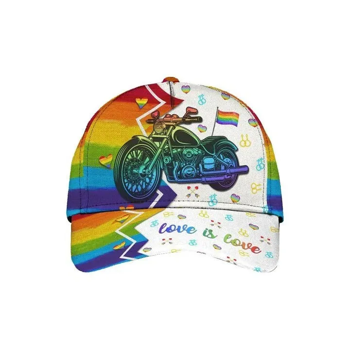 Cool Jean Texture Pride Lgbt 3D Printing Baseball Cap Hat, Gay Pride Baseball Cap