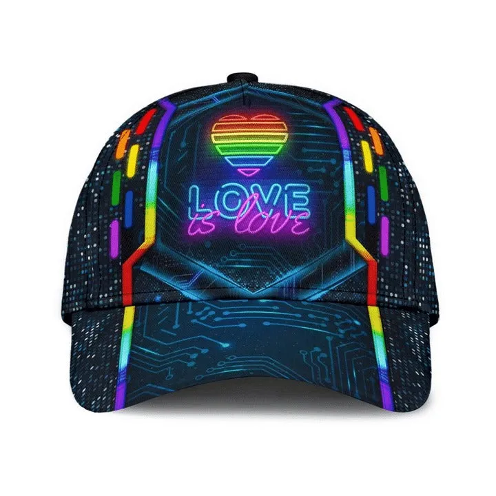 Cool Jean Texture Pride Lgbt 3D Printing Baseball Cap Hat, Gay Pride Baseball Cap