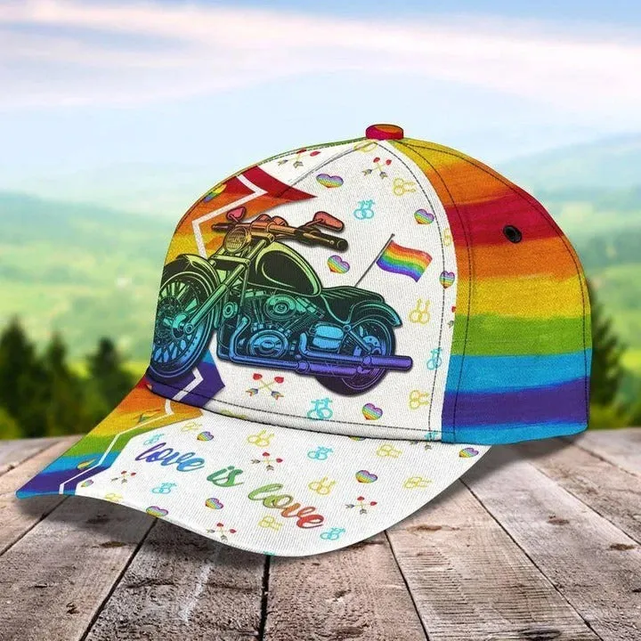 Cool Jean Texture Pride Lgbt 3D Printing Baseball Cap Hat, Gay Pride Baseball Cap