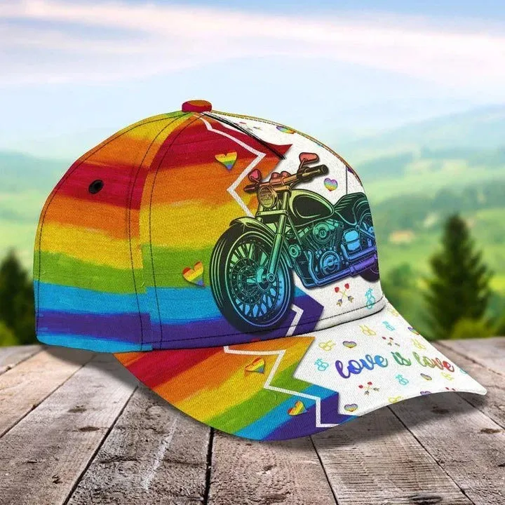 Cool Jean Texture Pride Lgbt 3D Printing Baseball Cap Hat, Gay Pride Baseball Cap