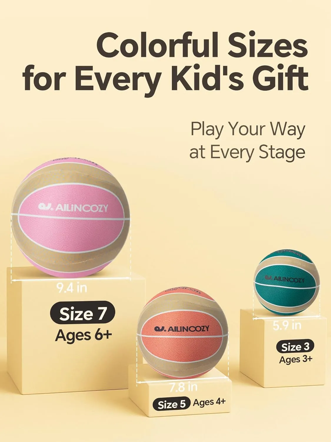 Covered Silent Basketball, Fabric Cover Soft Foam Airless Basketball, High Bounce, Noise-Free Training Ball, Gifts Packaging, Safe for Indoor Activities
