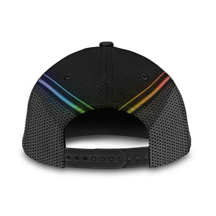 Custom Name Gay Baseball 3D Cap, Being Gay Is A Blessing Lgbt Printing Baseball Cap Hat