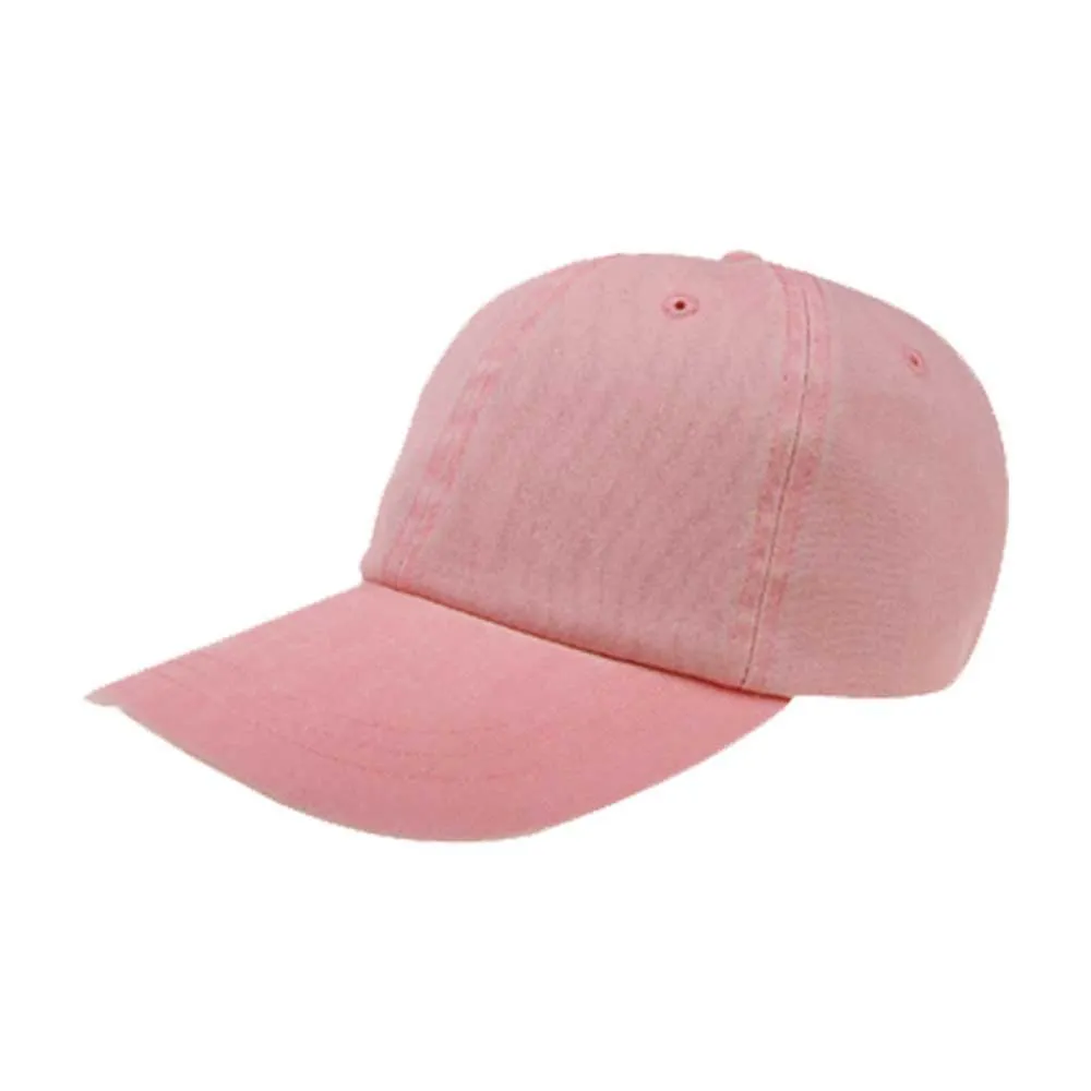 Customized Monogram Washed Cotton Cap