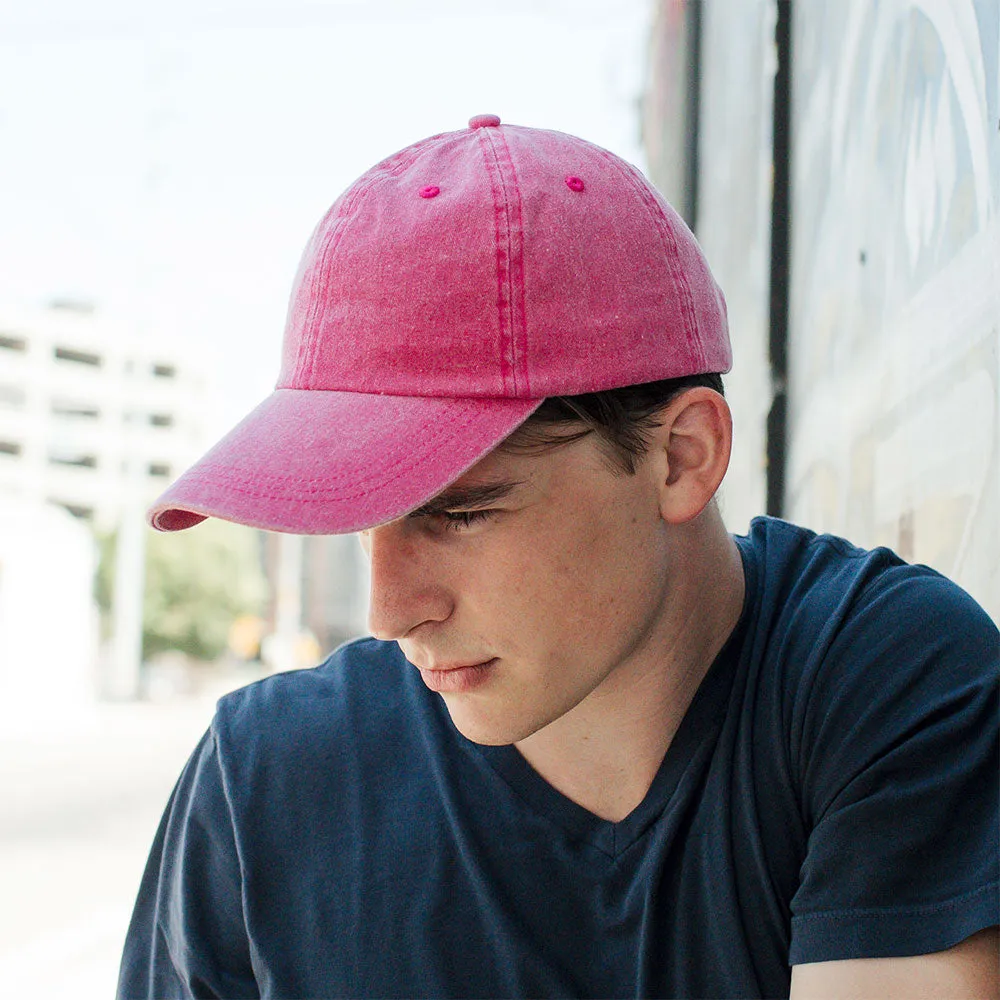 Customized Monogram Washed Cotton Cap