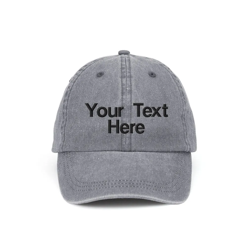 Customized Washed Cotton Cap