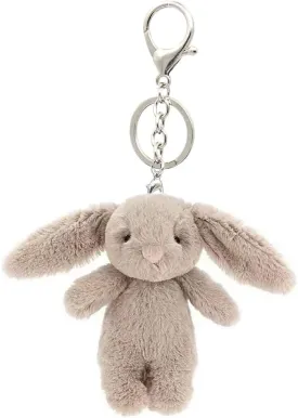 Cute Bunny Bag Charm, Kawaii Bunny Keychain 3.5" Inch Mini Rabbit Purse Charm Decoration for Women Girls