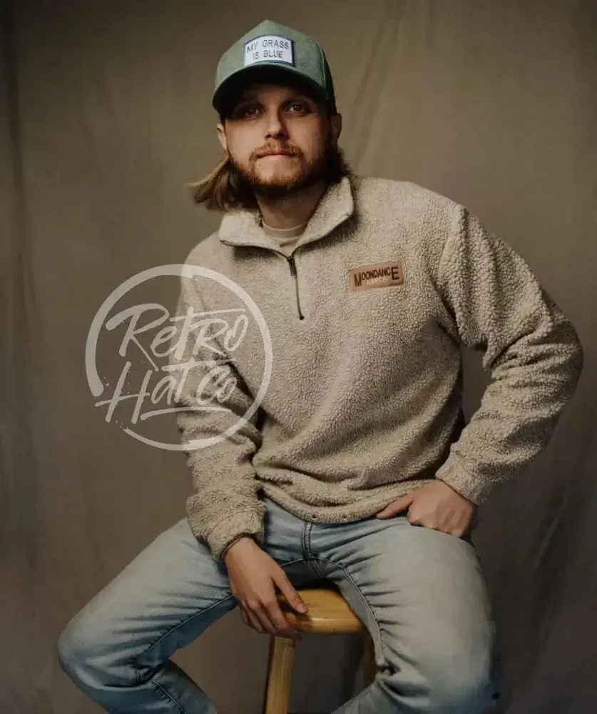 Dive Bar Darlin Patch on Sky Stonewashed Retro Rope Hat