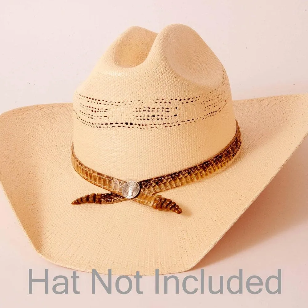 Double Rattle | Rattlesnake Hat Band
