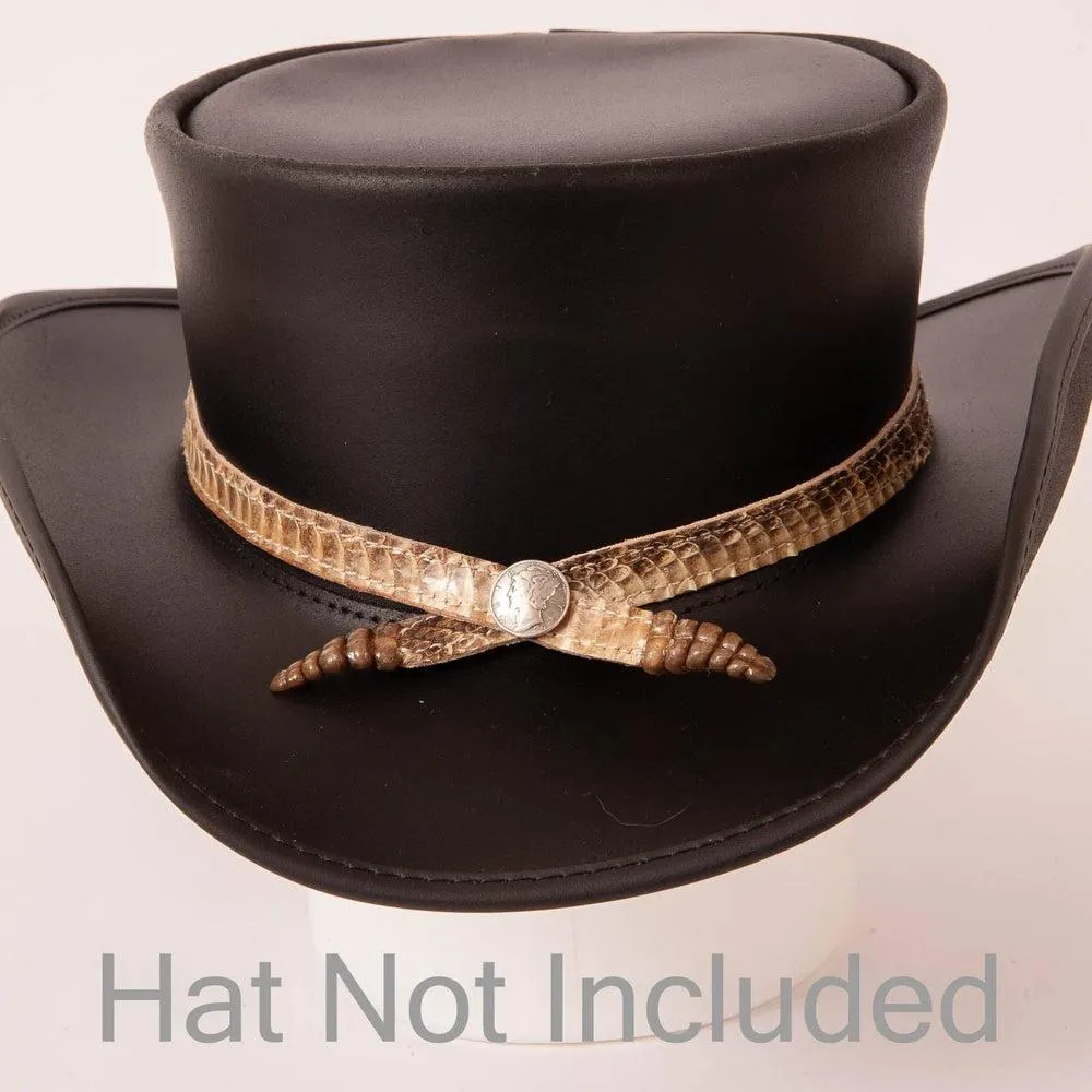 Double Rattle | Rattlesnake Hat Band