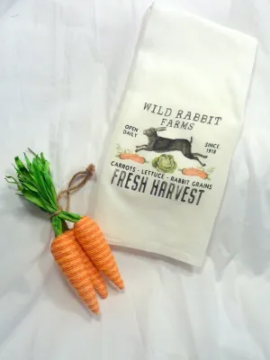 Easter Towel, Bunny Towel, Tea Towels, Flour Sack Towel