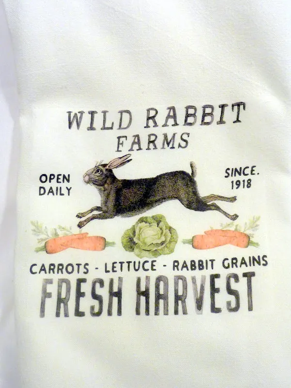 Easter Towel, Bunny Towel, Tea Towels, Flour Sack Towel