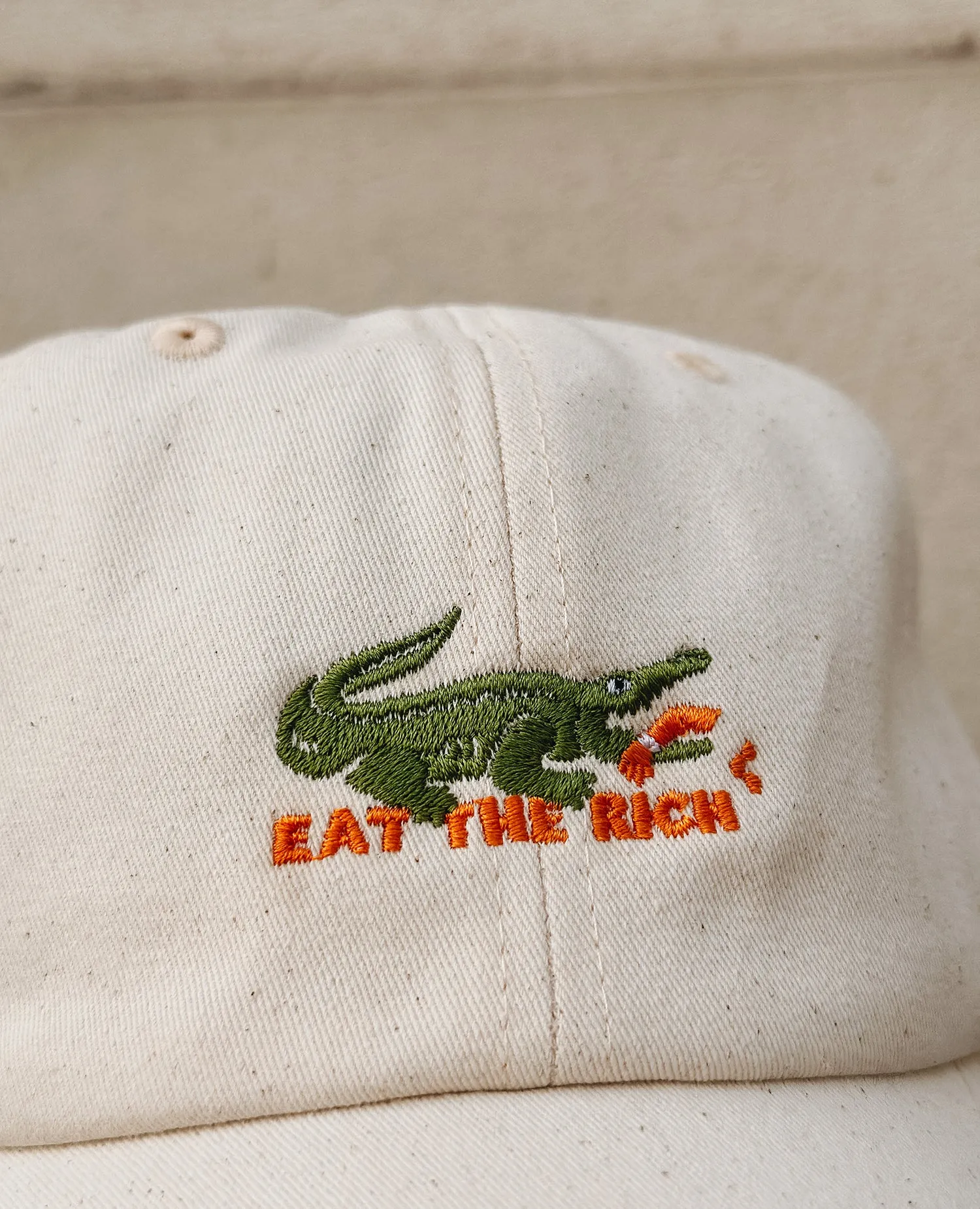 Eat The Rich Croco Dad Cap